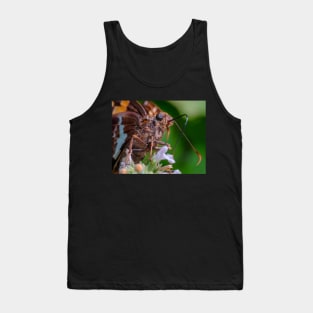 Happy Butterfly Macro Photograph Tank Top